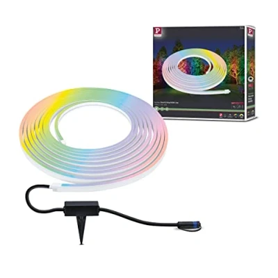 Immagine di Paulmann Out P+S Neon Stripe RGBW 10m IP67 94562 Sistema dilluminazione Plug&amp;Shine 48 W Bianco