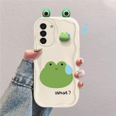 Immagine di Custodia Cartone Animato 3D Compatibile con Samsung Galaxy S21 FE Cover Silicone Antiurto Alla Moda