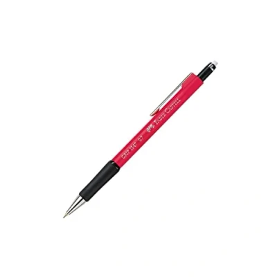 Immagine di Faber Castell 134726 Portamine a scatto Grip 1347, tratto: 0,7 mm, colore del fusto: rosso, 1 Pezzo