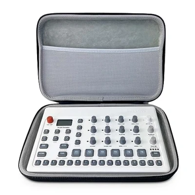 Immagine di Analog Cases PULSE Case per campioni modello Elektron o macchina a tamburo comparabile (custodia il trasporto realizzata in resistente EVA/nylon modellato, manico spazioso e confortevole), nero