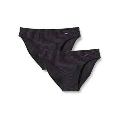 Immagine di Skiny Herren Brasil Slip 2er Pack Cotton Advantage Intimo, Shadow Stripe, 2XL (Pacco da 2) Uomo