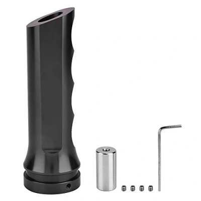 Immagine di KSTE Coperchio Freno a Mano, Auto dell HandBrake in Alluminio Maniglia Protector Mano Nero del Manicotto