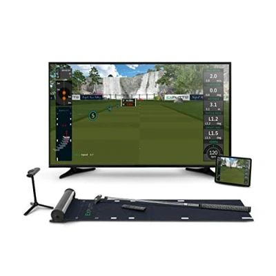 Immagine di ExPutt EX500D Pro golf Putting Simulator, simulatore di domestico, perfetto per mettere swing sempre e ovunque, nero
