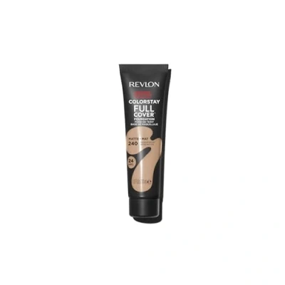 Immagine di Revlon ColorStay Fondotinta opaca a copertura completa, resistente al calore e sudore, leggero per il viso, beige medio (240), 30 ml