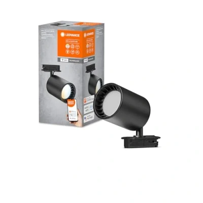Immagine di LEDVANCE SMART+ TRACKLIGHT Spot Osaka faretto a binario WiFi, nero, 5W, 500lm, testa orientabile, luce bianca regolabile (3000K 6500K), controllo da app, compatibile con Amazon, Google, ecc.