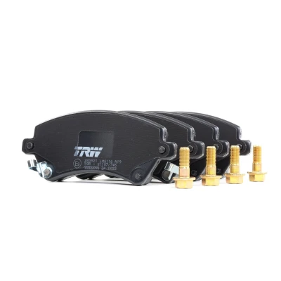 Immagine di TRW COTEC GDB3288 Kit pastiglie freno con segnalatore acustico usura bulloni pinza accessori TOYOTA: Corolla IX Hatchback