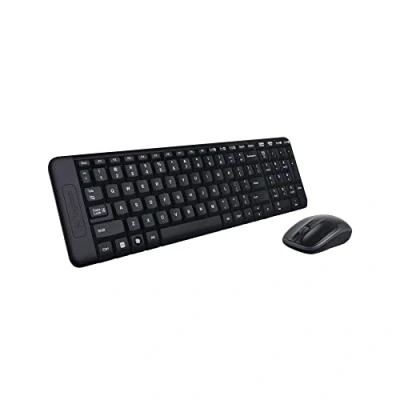 Immagine di Logitech MK220 Combo Tastiera e Mouse Wireless Compatti per Windows, Layout Spagnolo QWERTY Nero