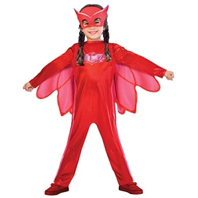 Immagine di Amscan PJMASQUES Costume PJ Mask Owlette (2 3 Anni), Multicolore, 24 Mesi, 7AM9902947