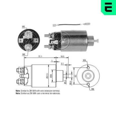 Immagine di Elettromagnete, Motore d&#039;avviamento ERA ZM1699