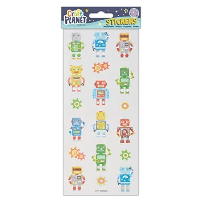 Immagine di Craft Planet Adesivi, Assortiti, Robots