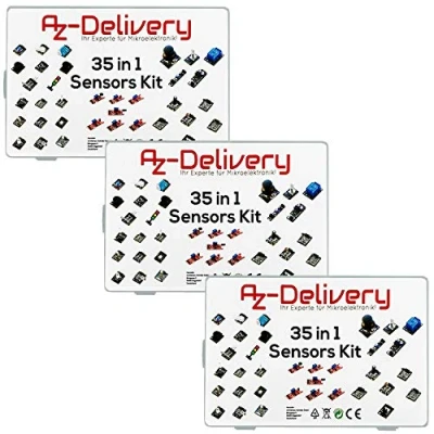 Immagine di AZDelivery 3 x 35 in 1 Sensori di moduli E zubehoerkit compatibile con Arduino incluso un Book!