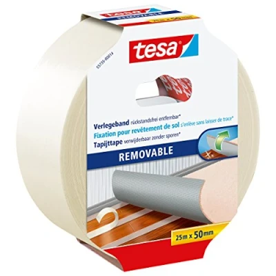 Immagine di tesa REMOVABLE 55735 00014 11 Nastro per posa pavimentazioni e tappeti Trasparente (L x L) 25 m 50 mm 1 pz.