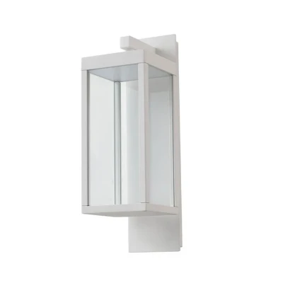 Immagine di Lucande Applique da esterni LED Ferdinand, bianco, metallo, 38 cm