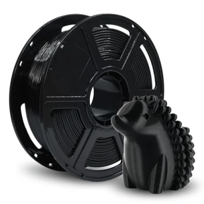 Immagine di Flashforge Filamento in PETG da 1,75 mm, 1 kg, ad alta resistenza, per stampanti 3D 3D, perfetto uso esterno e a lungo termine, nero