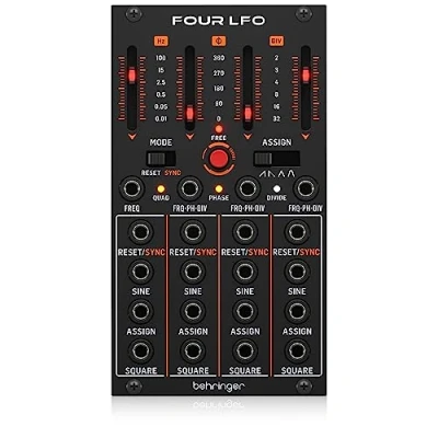 Immagine di Behringer FOUR LFO Quad con forme d&#039;onda assegnabili per Eurorack