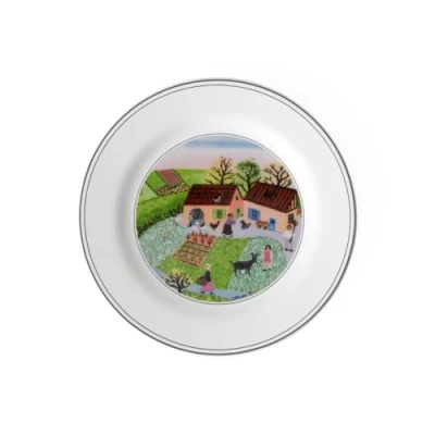 Immagine di Villeroy &amp; Boch Design Naif Piatto per Pane Camino, Porcellana, 17 cm