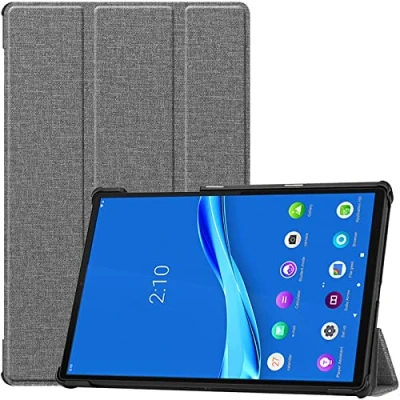 Immagine di ProCase Custodia Cover per Lenovo Tab K10(TB X6C6F/TB X6C6X) M10 FHD Plus 10.3 Pollici(TB X606F/TB X606X), Sottile Leggero Protettiva Android Tablet 2020 Rilasciato Grigio Chiaro