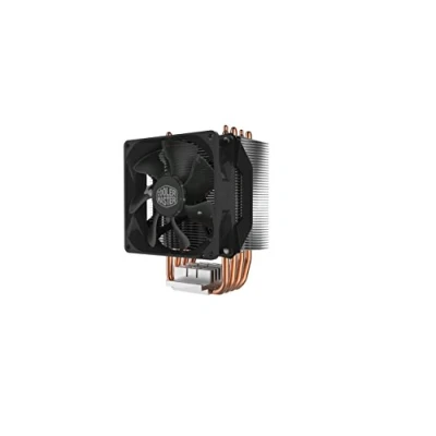 Immagine di Cooler Master Hyper H412R Dissipatore CPU Sistema a Basso Profilo, Tecnologia Contatto Diretto, 4 Tubi Calore in Rame, Compatto Alluminio, Ventola PWM da 92mm AMD e Intel Compatibile