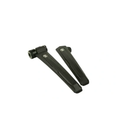 Immagine di SILCA EOLO 2 in 1 Leve Design premium alluminio nero Combo per pneumatici e strumento di gonfiaggio CO2 bici della bicicletta compatibili con Presta Schrader