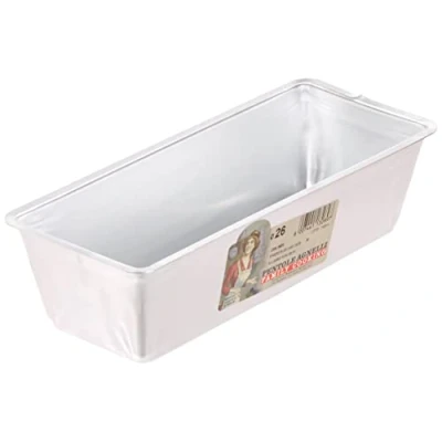 Immagine di Pentole Agnelli COAL3826 Stampo Plumcake, in Alluminio, 26 cm, Argento