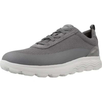 Immagine di Geox U Spherica Sneakers basse, Uomo, Taglia: 43, Dark stone Pelle e tessuto