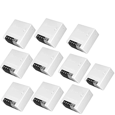 Immagine di Interruttore Intelligente, 10 PCS, WiFi Smart Switch 2 Way, 2.4G WiFi, APP Control, Funziona con Alexa, Google Home Assistant