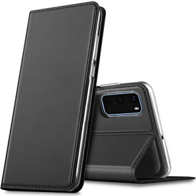 Immagine di Verco case per Samsung Galaxy S20 Cover, Custodia a Libro Pelle PU Booklet Protettiva [magnetica integrata], Nero