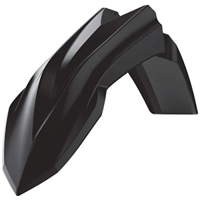 Immagine di POLISPORT 8585200002 Parafango anteriore replica OEM realizzato in plastica lucida durevole e resistente compatibile con le moto BETA colore nero