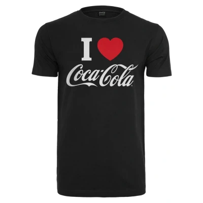 Immagine di Merchcode COCA COLA I LOVE COKE Tshirt con stampa, Uomo, Taglia: Small, Black