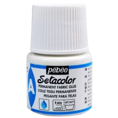 Immagine di Pebeo Colla Permanente Per Tessuti Setacolor Flacone 45 ml