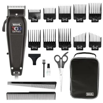 Immagine di WAHL Home Pro 300 Taglia Capelli Elettrico per Uomo, con Filo e Leva di 24 Regolazione della Lunghezza Taglio (da 1 a 3 mm); 8 Pettini Guida,