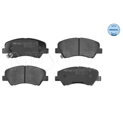 Immagine di MEYLE Kit pastiglie freno ORIGINAL Quality Assale anteriore con segnalatore acustico usura lamierino anticigolío 025 253 4818