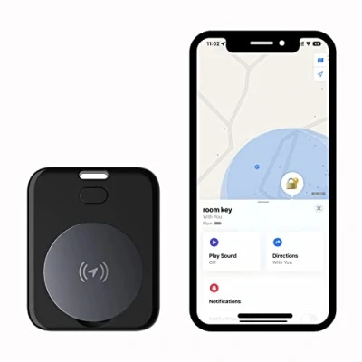 Immagine di JTD Smart tag Bluetooth Trova oggetti: Compatibile con Find My (solo iOS) Localizzatore Tracker Chiavi Item Finder per Bagagli, Portafogli
