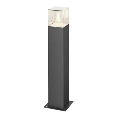 Immagine di lampada da esterni &#039;Keke&#039; dimmerabile (Moderno) colore Nero, in Alluminio (1 luce, E27) di Lucande lampioncino, paletto luminoso, viale, lampione