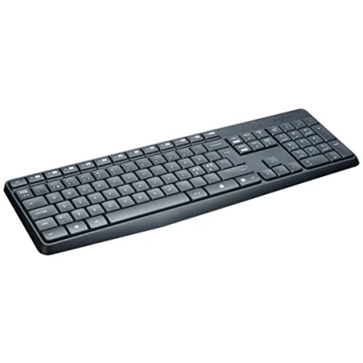 Immagine di Logitech MK235 Combo Tastiera e Mouse Wireless per Windows, Layout Scandinavo QWERTY Grigio