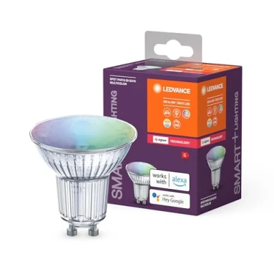 Immagine di LEDVANCE Smart+ Reflektorlampe mit ZigBee Technologie, 4,9W, PAR16, Lichtfarbe RGBW einstellbar, Sockel GU10, 1er Pack