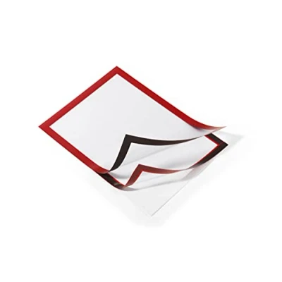 Immagine di Durable 487203 Cornice informativa autoadesiva Rosso (L x A) 236 mm 322 DIN A4