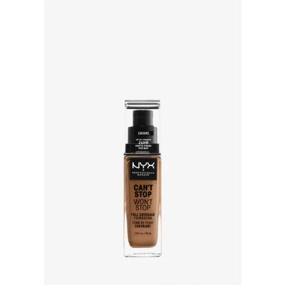 Immagine di NYX Professional Makeup Can&#039;t Stop Won&#039;t Full Coverage Fondotinta Caramel 30 ml