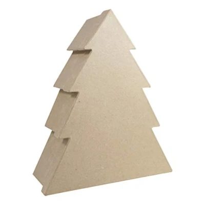 Immagine di Decopatch BT057C 1 supporto in cartapesta marrone 10x25x29,5 cm, scatola abete M
