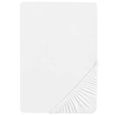 Immagine di roba Lenzuolo con Angoli Lil Planet 60 x 120 e 70 140 cm per Lettini di Bambini Cotone Biologico Elasticizzato Certificato GOTS OEKO TEX Bianco