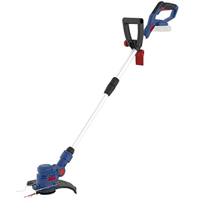 Immagine di Güde 58599 Tagliaerba a batteria RT 18 0 (include 20 lame di ricambio, testa girevole 180, staffa protezione per piante
