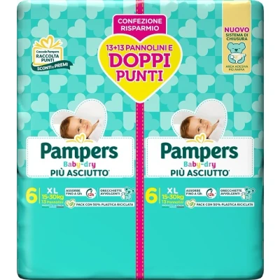 Immagine di PAMPERS BD DUO DOWNCOUNT XL26P