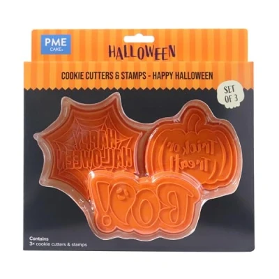 Immagine di PME Halloween Tagliabiscotti ad Impressione Buon (Set di 3)