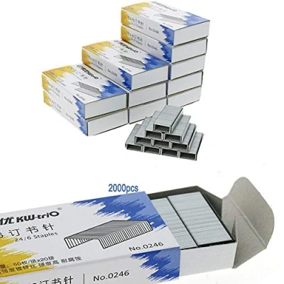 Immagine di BE TOOL Graffette 26/8, robuste, colore argento, per cucitrice