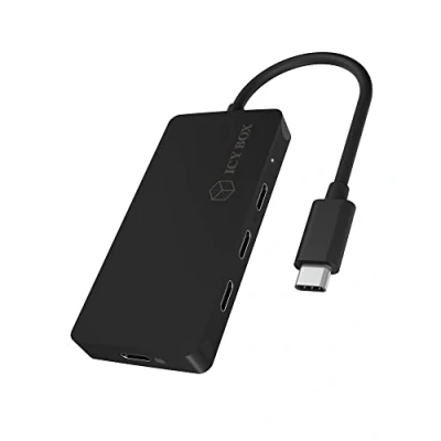 Immagine di ICY BOX IB HUB1429 CPD 4 Porte USB C® (USB 3.1) Multiport Hub Nero