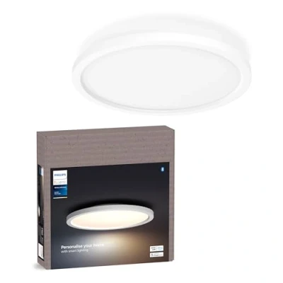 Immagine di Philips Hue Aurelle White Ambiance Smart Lighting, Pannello Rotondo 24.5W, 39.5cm, Bianco, Compatibile Bluetooth, Controllo Vocale con Alexa, Google Assistant e Apple Homekit, nuova generazione