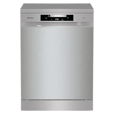 Immagine di Hisense HS643D90X Colore Inox, Classe D, 16 coperti, terzo cesto, 46dB, 6 programmi, partenza ritardata, total dry, motore asincrono, AcquaStop, 11L