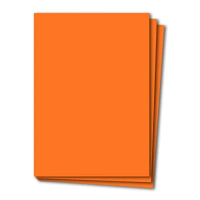 Immagine di Paperandpicture.de Fogli di carta colorata, formato DIN A4, 240 g/mq 100 Bogen Colore: arancione.