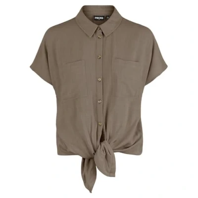Immagine di Pieces Vinsty Camicia, Donna, Taglia: Medium, Fossil