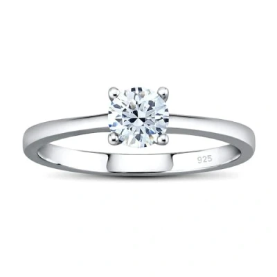 Immagine di SILVEGO Anello di Fidanzamento in Argento 925 con Swarovski® Zirconia, JJJR2339sw